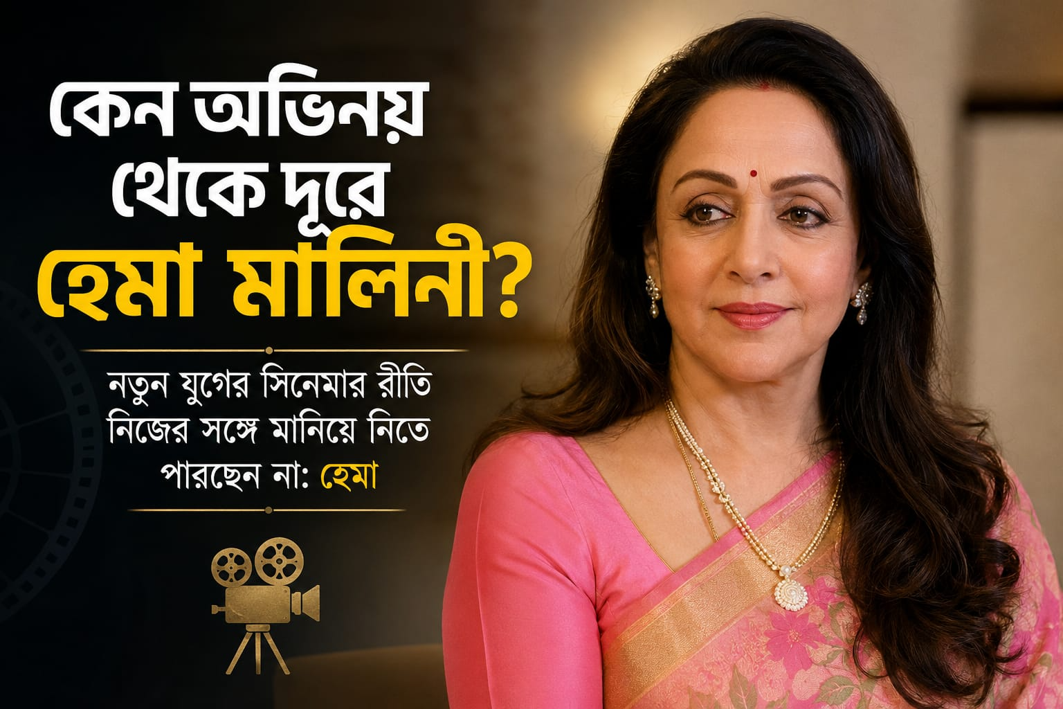 Hema Malini: কেন অভিনয় থেকে দূরে হেমা মালিনী? নিজেই জানালেন আসল কারণ