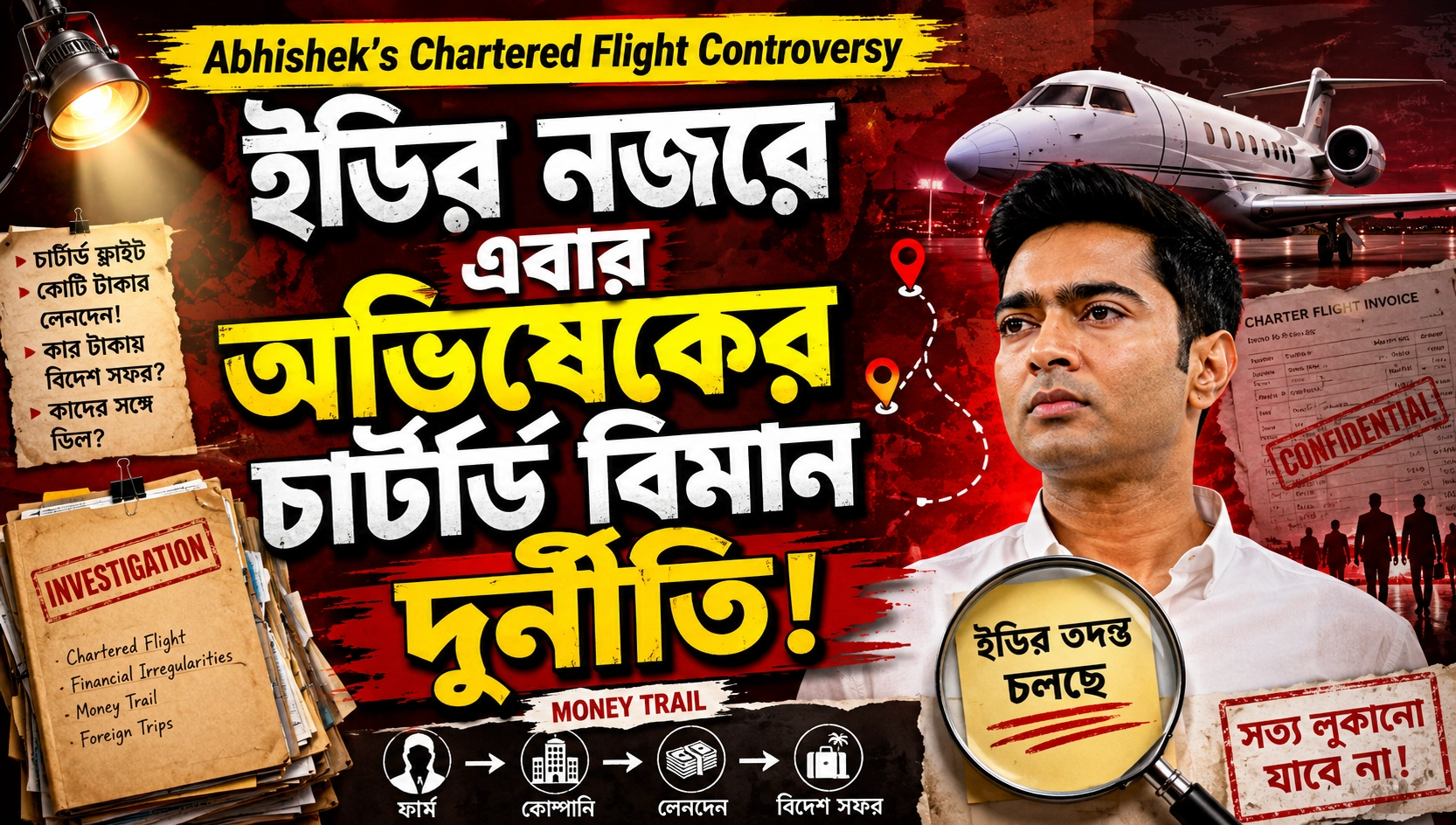 Abhishek’s Chartered Flight Controversy