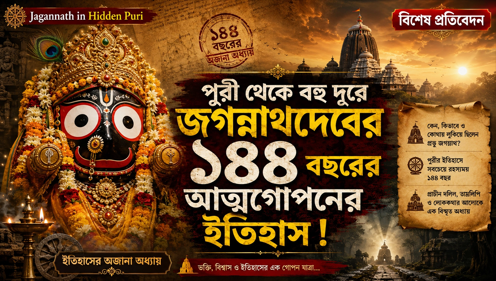 Jagannath in hidden Puri