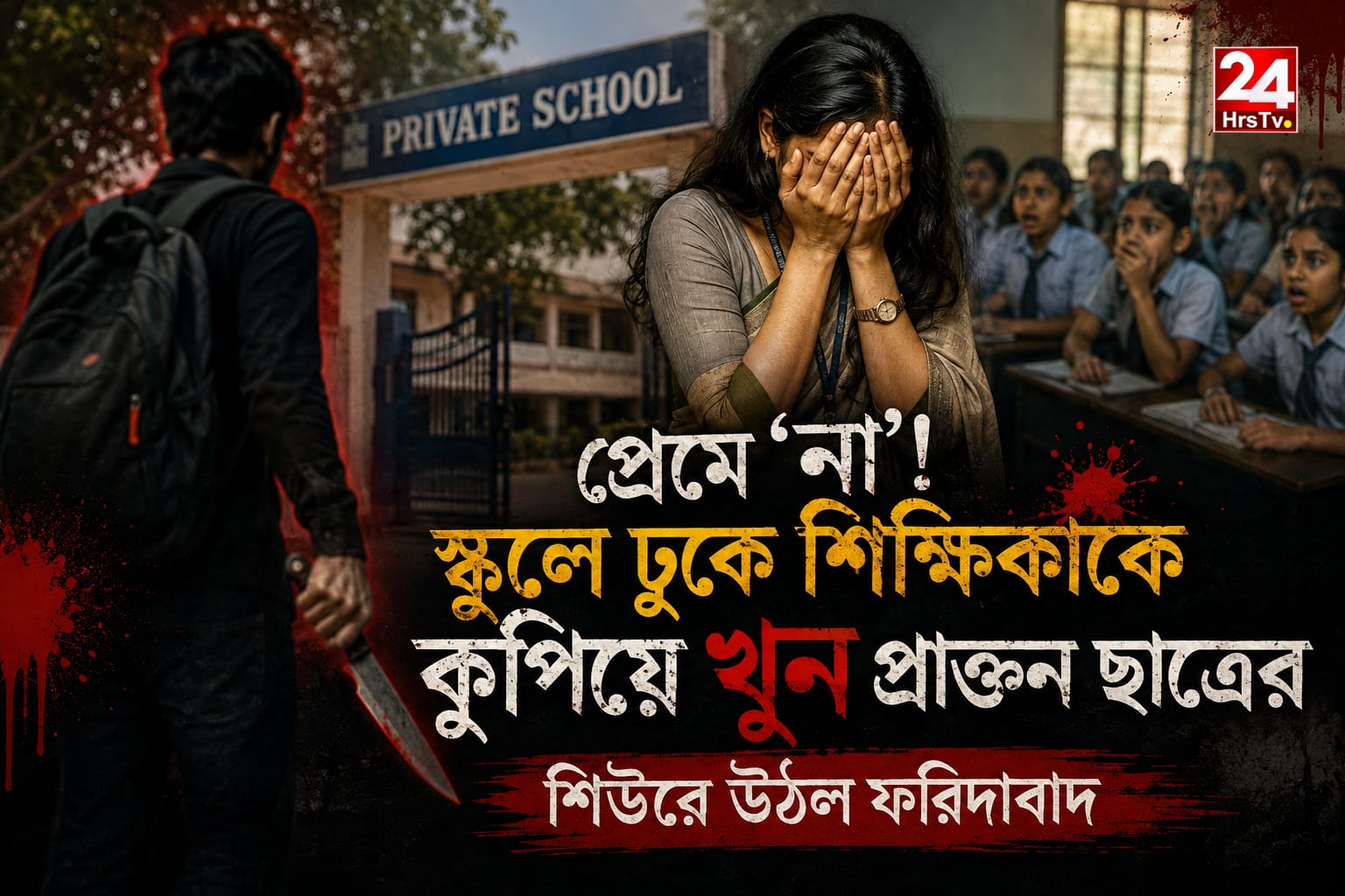 Faridabad Teacher Brutal Murder