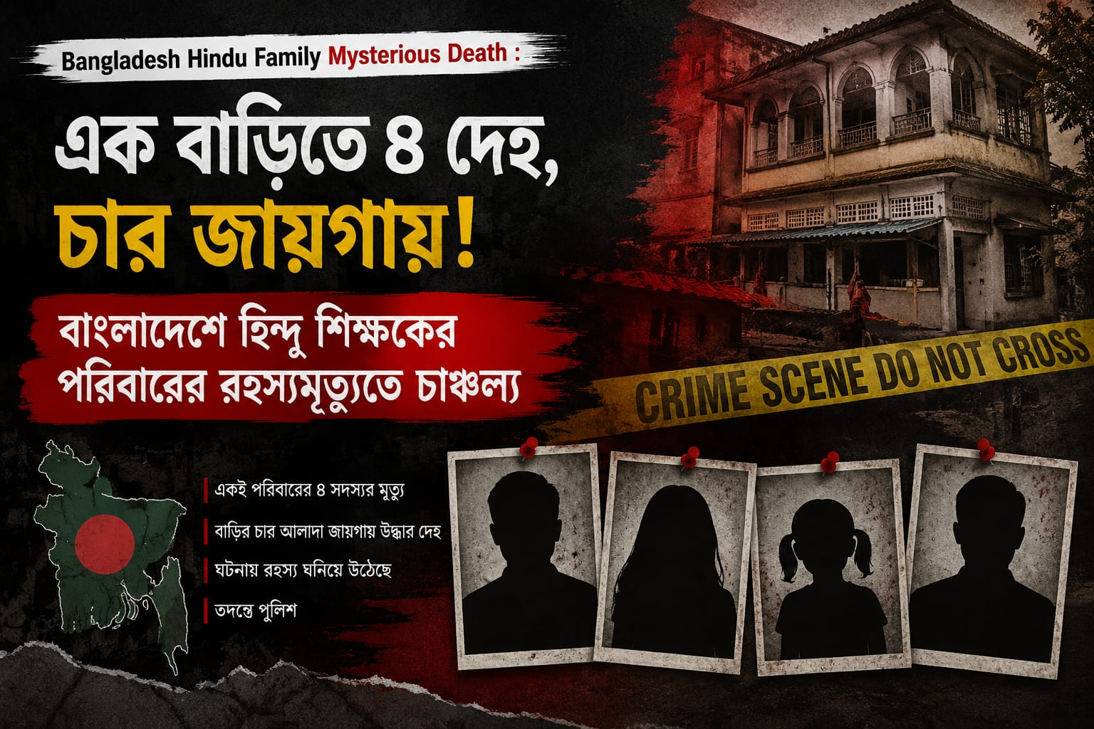 Bangladesh Hindu Family Mysterious Death