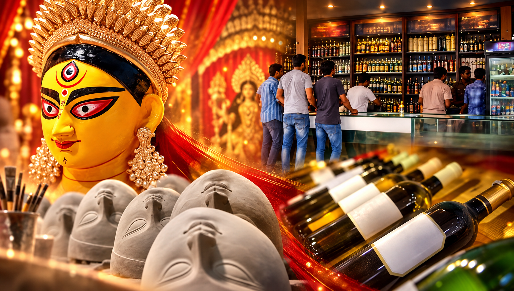 Liquor Price in Durga Puja