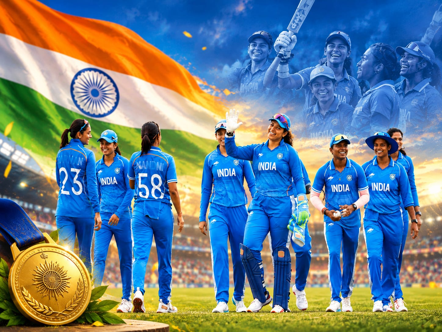 India Women Team Shine